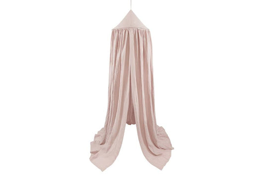 bed canopy | Canopy 'Pure Nature Collection' 100% linen powder pink